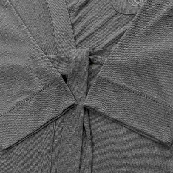 SKIMS Soft Lounge Robe Team USA Heather Gray 4X - Picture 7 of 12
